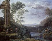 Claude Lorrain Ascanius Shooting the Stag of Sylvia china oil painting artist